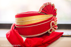 Elegant Indian groom's ceremony turban. Elegant Indian groom's ceremony turban.
