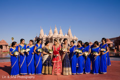 Ravishing Indian bride and bridesmaid photo session. Ravishing Indian bride and bridesmaid photo session.