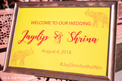 Elegant Indian wedding personalized sign. Elegant Indian wedding personalized sign.