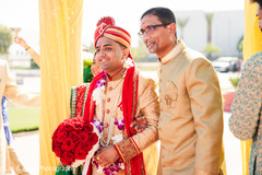 Charming Indian groom entrance to ceremony. Charming Indian groom entrance to ceremony.