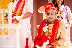See this charming Indian groom waiting for his bride. See this charming Indian groom waiting for his bride.
