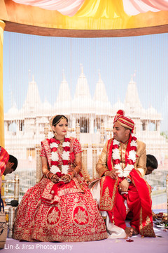 Sweet Indian couple at their wedding ceremony. Sweet Indian couple at their wedding ceremony.