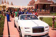 Indian lovebirds leaving their wedding ceremony. Indian lovebirds leaving their wedding ceremony.