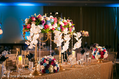 Gorgeous Indian wedding table centerpiece decor. Gorgeous Indian wedding table centerpiece decor.