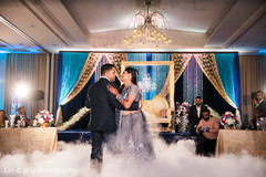Indian lovebirds having their first dance. Indian lovebirds having their first dance.
