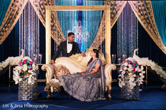 Glamorous Indian bride and groom style. Glamorous Indian bride and groom style.