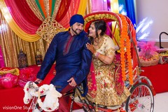 Indian bride and groom taking pictures Indian bride and groom taking pictures