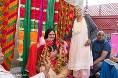 Indian bride with special guest Indian bride with special guest