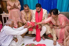 Raja about to wear the pagri Raja about to wear the pagri