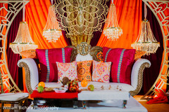 Marvelous Sangeet stage decoration. Marvelous Sangeet stage decoration.