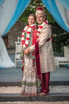 Amazing shot of Indian couple after the ceremony Amazing shot of Indian couple after the ceremony