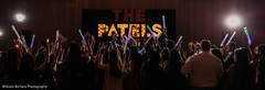 Gleeful indian wedding reception dance. Gleeful indian wedding reception dance.