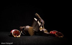 Elegant Indian bridal shoes and bangles. Elegant Indian bridal shoes and bangles.