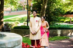 See this lovely Indian couple first look moment. See this lovely Indian couple first look moment.