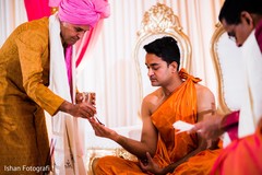 Indian groom at his ceremony ritual. Indian groom at his ceremony ritual.