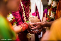 Indian wedding ceremonial coconut. Indian wedding ceremonial coconut.