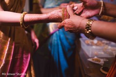 Indian bride getting her bangles on. Indian bride getting her bangles on.