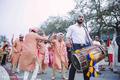 See this Dholi player at the baraat celebration. See this Dholi player at the baraat celebration.