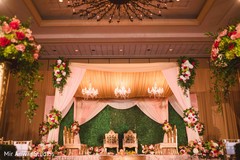 See this dreamy Indian wedding ceremony mandap. See this dreamy Indian wedding ceremony mandap.