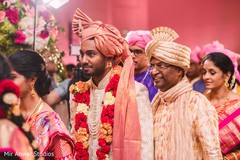 Charming Indian groom entering to his ceremony capture. Charming Indian groom entering to his ceremony capture.