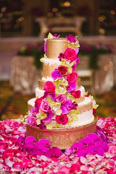 Incredible Indian wedding cake design. Incredible Indian wedding cake design.