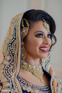 Impeccable Indian bridal makeup. Impeccable Indian bridal makeup.