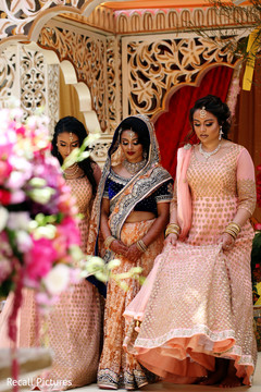 Indian bride and bridesmaids photo. Indian bride and bridesmaids photo.