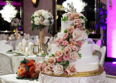 Magnificent Indian wedding cake flowers decoration capture. Magnificent Indian wedding cake flowers decoration capture.
