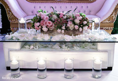 Incredible Indian wedding flowers table centerpiece. Incredible Indian wedding flowers table centerpiece.