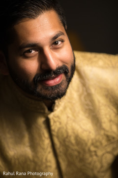 Portrait of Indian groom Portrait of Indian groom