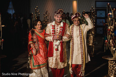 Indian groom's entrance to ceremony. Indian groom's entrance to ceremony.