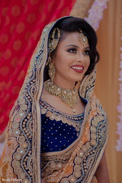 Incredible Indian bridal reception look. Incredible Indian bridal reception look.