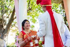 Maharani smiling during the ceremony Maharani smiling during the ceremony
