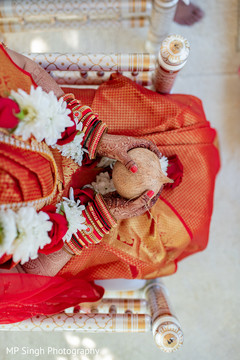 Maharani during the rituals Maharani during the rituals