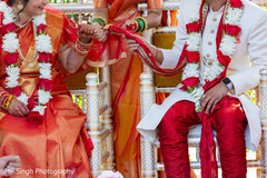 Indian groom and Maharani at the ceremony Indian groom and Maharani at the ceremony