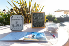 Guest book details of the couple Guest book details of the couple