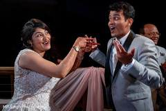 Fun moment between the newlyweds Fun moment between the newlyweds