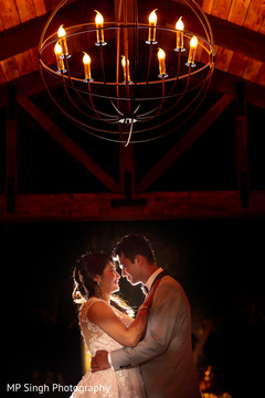 Amazing shot of Indian couple under the lights Amazing shot of Indian couple under the lights