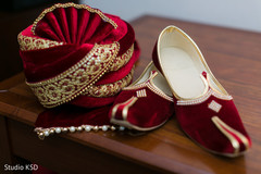 Elegant Indian groom's ceremony accessories and shoes. Elegant Indian groom's ceremony accessories and shoes.