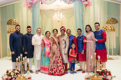 Joyful Indian couple with family members capture. Joyful Indian couple with family members capture.
