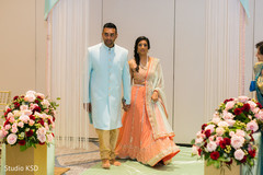 Marvelous entrance to ceremony of Indian bridesmaid and groomsmen. Marvelous entrance to ceremony of Indian bridesmaid and groomsmen.