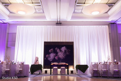Elegant Indian wedding reception table setup. Elegant Indian wedding reception table setup.