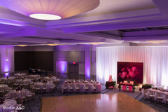 Stunning Indian wedding reception decor. Stunning Indian wedding reception decor.
