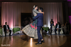 Indian couple rocking the dance floor. Indian couple rocking the dance floor.