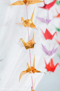 Fantastic indian wedding origami decor Fantastic indian wedding origami decor