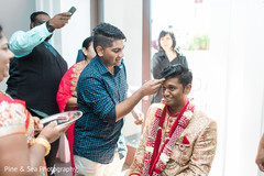Indian groom getting ready Indian groom getting ready