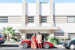 Indian newlyweds having a great time during photo session Indian newlyweds having a great time during photo session