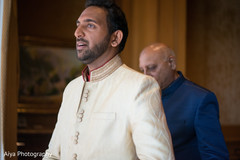 Indian groom getting ready scene. Indian groom getting ready scene.