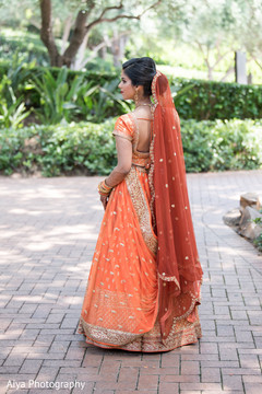 Graceful Indian bridal ceremony outfit. Graceful Indian bridal ceremony outfit.