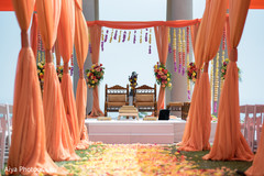 Enchanting Indian wedding ceremony flowers decor. Enchanting Indian wedding ceremony flowers decor.